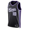 Dres Sacramento Kings Domantas Sabonis Nike 2023-24 Icon Edition Crno Swingman